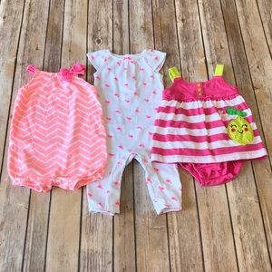 Baby Girl 3pc Summer Bundle 3M
